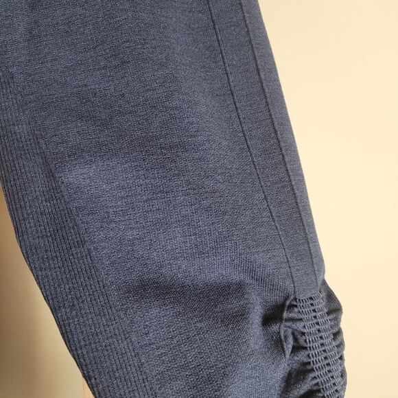 Lululemon In The Flow Crop Seamless Leggings Inkwell Navy Blue Size 4 - Picture 9 of 14